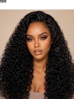 Deep Wave Half Wig - Natural Black